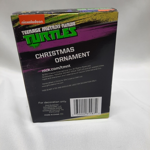 NIB TMNT Mickey with Santa hat 2017 Collector Ornament - Picture 3 of 5